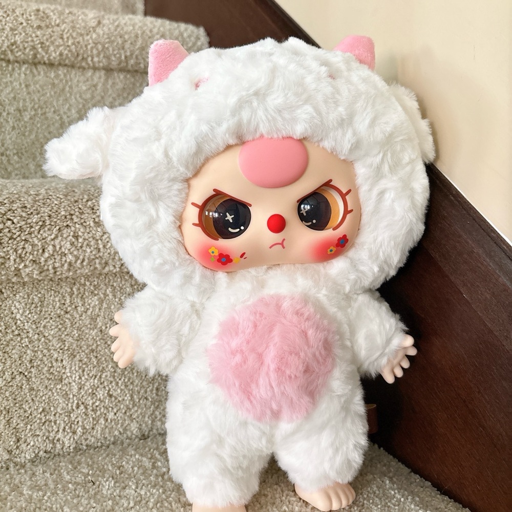 Baby Three 400% Big Plush Animal Series Blind Box - sheep with card no box